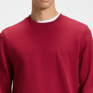 Regular Fit Men Sweatshirt For Wholesale <b>Bulk</b> Buyers Casual Wear With Custom Logo Design OEM Service Trendy Design Solid Color - Product Image 2