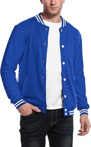 Wholesale High Quality Custom Print Long Sleeve Men Letterman <b>Jacket</b> Plain Blank Varsity Baseball <b>Jackets</b> - Product Image 6