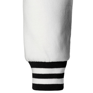 เสื้อแจ็คเก็ตวาร์ซิตี้บุขนสำหรับผู้ชายแบบมีฮู้ด คอตั้ง โลโก้ด้านหน้า ดีไซน์แบบกลับด้านได้ ปรับแต่งสีและขนาดได้ ผลิตโดยตรงจากโรงงาน - Product Image 5