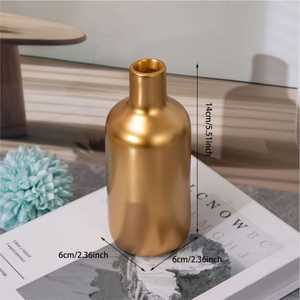 Modern <b>Twisted</b> Chrome Handmade Metal Flower Vase for Luxury Home & Wedding Decor Customizable Sizes & Colors - Product Image 4