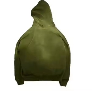 เสื้อมีฮู้ดผู้ชายผ้าฝ้ายผสมเสื้ออันดับสำหรับฤดูใบไม้ร่วงสบายระบายอากาศได้ดีดีไซน์ซีดจางง่ายต่อการสวมใส่ซักสมเหตุสมผล - Product Image 1