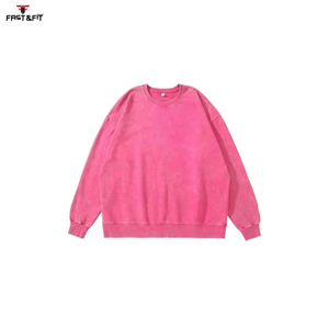 Sweat-shirt à capuche tendance, nouvelle mode d'hiver, respirant, séchage rapide, impression numérique, logo personnalisé, uni, teinture unie, épaules tombantes - Product Image 5