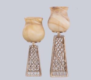 Portavelas Decorativo de Metal de Alta Gama para Ramadán, para el Hogar, Hoteles, Eventos, con Color y Logotipo Personalizados, Suministro para Exportación - Product Image 2