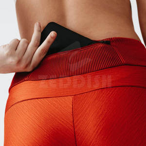 Nouveau design personnalisé Gym Workout Fitness Leggings 100% coton taille haute respirant femmes Fitness Leggings - Product Image 4