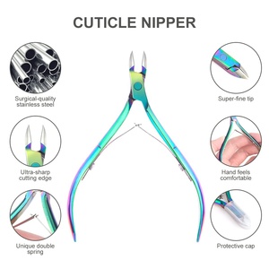 Juego de Cortaúñas y Empujadores de Cutículas de Acero Inoxidable Color Titanio de Alta Calidad, Raspador y Pulidor de Uñas para Belleza GEMSTONE - Product Image 3
