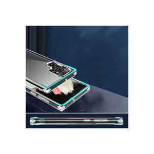 Coque de protection transparente en silicone mat anti-traces de doigts avec dos électroplaqué MRSA Forst pour Samsung Galaxy S22 Ultra - Product Image 4