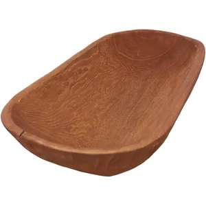 Tazón de masa y servicio de ensalada de madera de lujo superventas de diseño personalizado con acabado de madera natural de alta demanda con personalización - Product Image 3