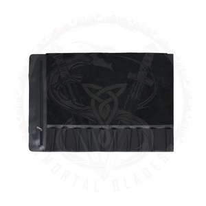 Custom Lightweight Professional Durable <b>Roll</b> Storage Genuine <b>Leather</b> Chef <b>Knife</b> Bag Chef <b>Knife</b> <b>Roll</b> Bag - Product Image 6