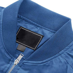 Veste de bombardier décontractée en coton et polyester pour homme, impression personnalisée, bouton recouvert, tricoté, pour l'extérieur, printemps, automne - Product Image 6