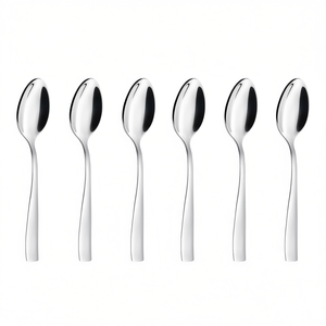 Juego de cucharas de café de acero inoxidable Infinity de 6 piezas (11,3 cm) cromo pulido PL6100IN10 - Product Image 2