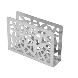 Porte-serviettes en métal design moderne avec acier inoxydable couleur argent ustensiles de cuisine porte-serviettes fournitures de mariage et d'hôtel - Product Image 5