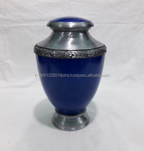 Urnes funéraires américaines en aluminium pour humains et animaux de compagnie, 10 pouces, designs personnalisables, pour cendres d'adultes, fournitures funéraires en gros - Product Image 4