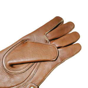 Gants de fauconnerie en cuir double couche personnalisés de haute qualité Nouveau design Ensemble de manipulation des oiseaux Respirant et pliable Imperméable - Product Image 2