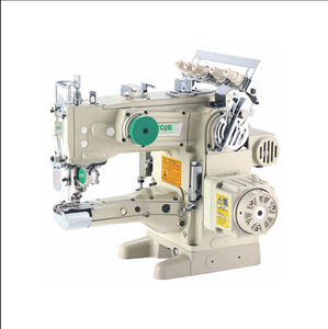 Machine à coudre surjeteuse à cylindre haute vitesse ZO-JE 1510 avec moteur pas à pas et coupe-fil, personnalisable OEM, qualité DIY, en plastique - Product Image 1