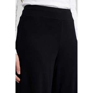 Pantalon Palazzo Femme Tommylife Noir Confortable Coupe Ample Style Corset - 94681 - Beige Foncé - Product Image 2