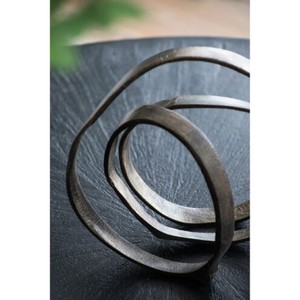 Sculpture abstraite en métal Accent décoratif Table Art pièce maîtresse moderne Home Office Decor moderne poli sculpture - Product Image 4