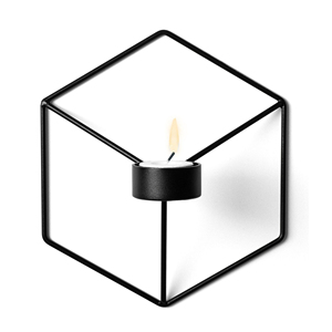 Wall Mounted Simple Minimalist Black Quality Table Wedding Decorative <b>Candlesticks</b> Stand Metal Candle Holder for Home Decor - Product Image 1