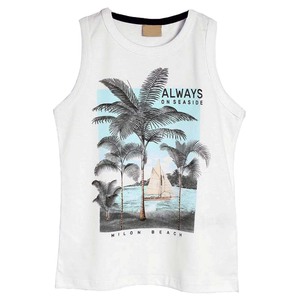 Good Quality Summer 100% Cotton Knitted Casual <b>Tank</b> <b>Tops</b> for <b>Boys</b> and Girls Featuring Fun Animal Prints - Product Image 6