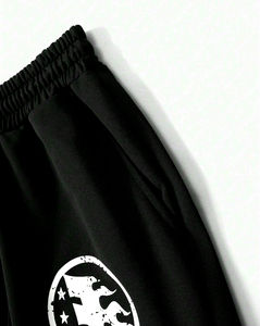 Pantalones de chándal acampanados Unisex sueltos de Color sólido 2025 personalizados para hombres, ropa de calle, estilos informales, pantalones de chándal de Color sólido personalizados para hombres - Product Image 6