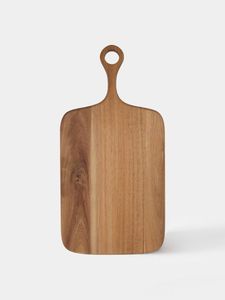 Pagaie de service en bois de qualité supérieure Planche à fromage durable Planche à découper Planche à découper en bois d'acacia avec poignée - Product Image 6