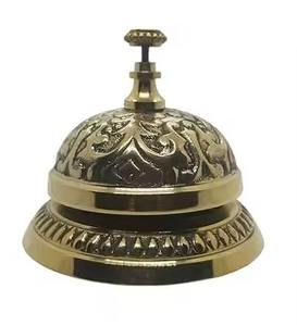 Campana de Escritorio Moderna de Latón con Acabado Dorado, Decorativa para Mesa, Ecológica, Duradera, para Uso en el Hogar, Hotel o Restaurante - Product Image 3