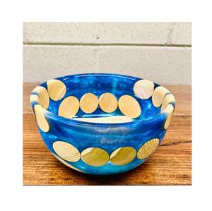 ชามเสิร์ฟทำจากเรซิ่นมีสไตล์งานทำมือเคลือบเงาดีไซน์ทันสมัยเหมาะสำหรับตกแต่งโต๊ะหรือจัดแสดงที่บ้าน - Product Image 4