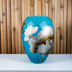 แจกันงานฝีมือทำมือแบบดั้งเดิมของเวียดนาม ผลิตจากวัสดุธรรมชาติ เป็นมิตรกับสิ่งแวดล้อม งานฝีมือพื้นบ้านของเวียดนาม เหมาะสำหรับการจัดเก็บของใช้ในชีวิตประจำวัน - Product Image 4