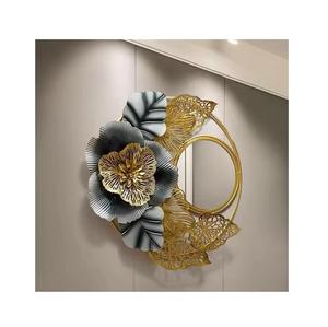 Increíble diseño de decoración de pared grande, arte de pared de Metal para dormitorio y sala de estar, hogar, interior, multicolor, redondo, decorativo de Metal - Product Image 3