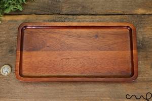 Bandeja oblonga de madera hecha a mano, bandeja Rectangular decorativa, baratija, baño, cocina, decoración, regalo para el hogar - Product Image 5