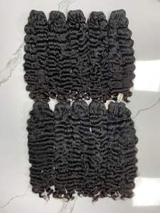 วิกต่อผมมนุษย์ผมหยิกเป็นลอนแบบหลวมทำจากธรรมชาติแบบสองชั้น - Product Image 4