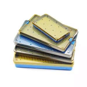 Large PPSU Microsurgical Instrument Box Disinfection Sterilization Box with <b>Silicone</b> <b>Pad</b> CE Certified ISO Approved - Product Image 3