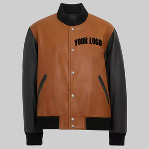 Chaquetas Varsity Impermeables con Revestimiento para Hombre, Nueva Moda de Invierno, Chaqueta Universitaria Casual con Logotipo Personalizado, Patrón de Chaqueta Letterman 2026 - Product Image 4