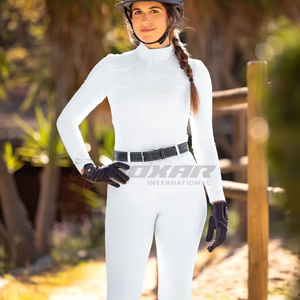 Confortable femmes équitation couche de Base léger respirant séchage rapide évacuation de l'humidité formation chemise couches de Base - Product Image 1