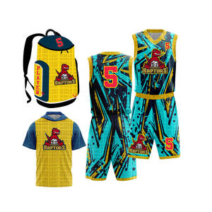 Maillot de basket-ball imprimé par sublimation de haute qualité Ensemble de vêtements de sport en polyester certifié BSCI pour garçons et adultes Bsci,polyester - Product Image 1