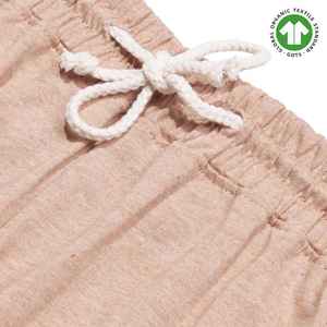 Pantalones de Jogger de algodón orgánico para mujer, Jersey marrón de 5,4 oz, transpirable, suave, con cintura elástica y puños acanalados - Product Image 2