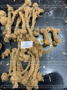 Corde à mâcher en fibre de coco pour jouet pour animaux de compagnie, corde en fibre de coco pour jouet pour chien, jouet pour chien en forme de boule de coco - Product Image 4