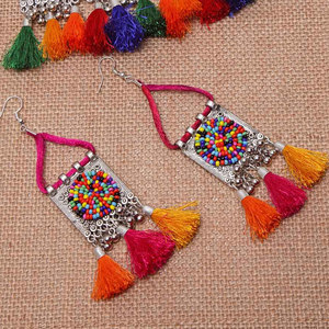 Conjuntos de joyería de pendientes de collar de estilo Vintage para mujer, forma personalizada ligera para mujer para boda, MOQ bajo - Product Image 4
