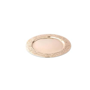 Placa de cargador de cobre, placa de cargador redonda de Metal martillado, utensilios de cocina y restaurantes, producto de gran oferta - Product Image 2