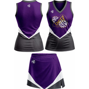 Concevez Votre Propre Tenue d'Équipe - Uniforme de Cheerleading en Tissu Doux pour l'Entraînement - Product Image 2
