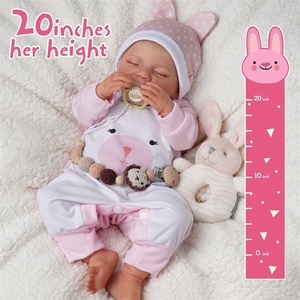 Babeside Muñeca <span class=keywords><strong>Reborn</strong></span> de Recién Nacido Realista DIY Mini de Vinilo Suave, Modelo de Moda, Juguete de 30-50cm para Bebés de 0-24 Meses y Niñas Pequeñas - Product Image 4