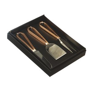 Hot Selling New Design Copper <b>Cheese</b> <b>Knives</b> <b>Set</b> <b>Cheese</b> Fork Stainless Steel <b>Cheese</b> Shaver <b>Set</b> - Product Image 3