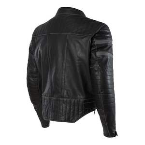 Vestes en cuir de moto haut de gamme, personnalisées pour motards urbains et course automobile, en cuir de vachette véritable aniline perforé, pour la conduite - Product Image 3