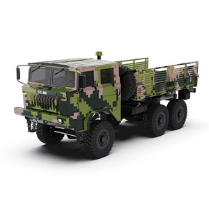 Camion militaire RC Rlaarlo 1/10 RTR 6X6 à moteur brossé, boîte de vitesses 2 vitesses HongYan HY6, autonomie 35 min, portée 100 m, 6 roues motrices, véhicule tout-terrain - Product Image 3