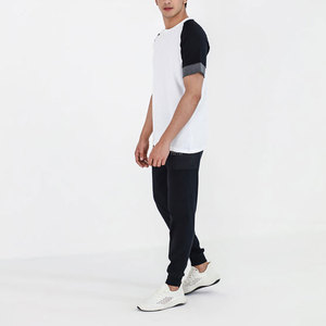 เสื้อยืดผู้ชายผ้าฝ้าย 100% ระบายอากาศ แห้งเร็ว คอถัก ลายพิมพ์เรียบ ทรงหลวม - Product Image 6