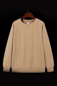 T-shirt à manches longues décontracté et confortable pour homme et femme, 100 % coton, couleur unie, col ras du cou, coupe ample, couleurs personnalisables, séchage rapide - Product Image 5