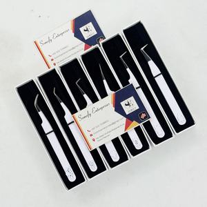 Meilleures pinces à épiler professionnelles en acier inoxydable pour extensions de cils, précision, durabilité, prise parfaite, les cils ne glissent jamais - Product Image 5