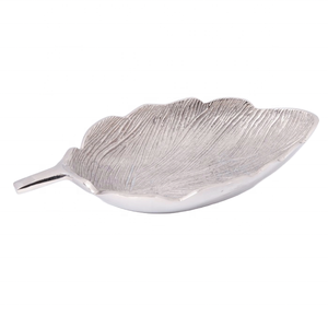 Bol en feuille d'argent de qualité supérieure plat décoratif en métal de table élégant haut de gamme pour les mariages à la maison et le but de service - Product Image 1