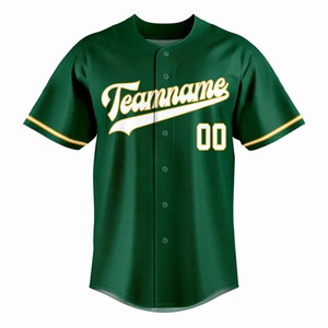 USA Size <b>Baseball</b> Uniform Sweatshirt Heat-Transfer Printed Mesh Breathable Unisex Embroidery Custom Jersey Plus Size Moisture - Product Image 1