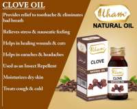 Minyak Cengkeh Liar ILHAM Ekstrak Herbal-60ml dalam Botol Kaca