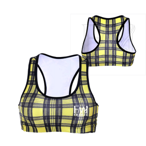 Sujetador deportivo para correr con cuello en U para mujer de alta calidad, ligero, totalmente compatible, diseño personalizado, venta al por mayor, talla grande disponible - Product Image 4